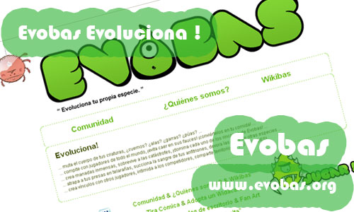 El nuevo aspecto de la página principal de Evobas