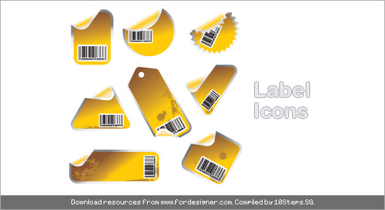 Labels – 8 Icons