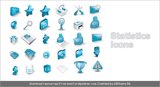 Statistics – 30 Icons