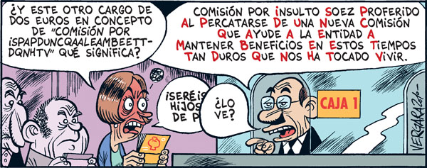 Resultado de imagen de humor bancos